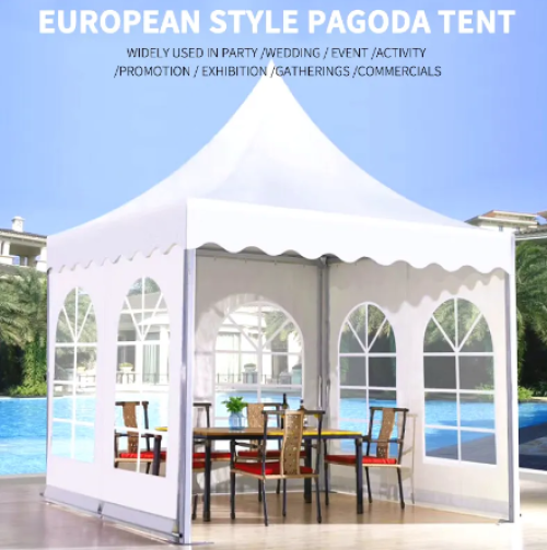 Custom Aluminium Exhibition Tents PVC 3x3m 4x4m 5x5m 6x6m Aluminum Frame Marquee Pagoda Tent For Sale